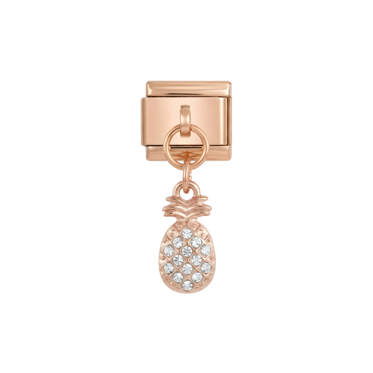 Pineapple with Stones on Rose Gold