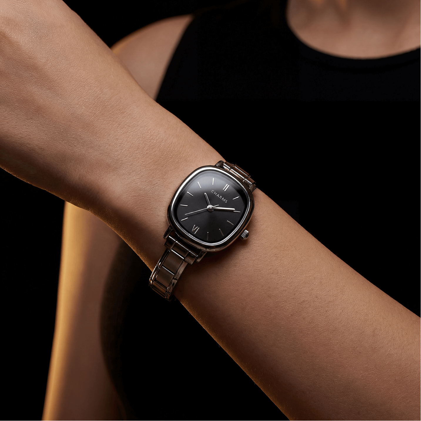 Capri – Edición plateada con esfera negra