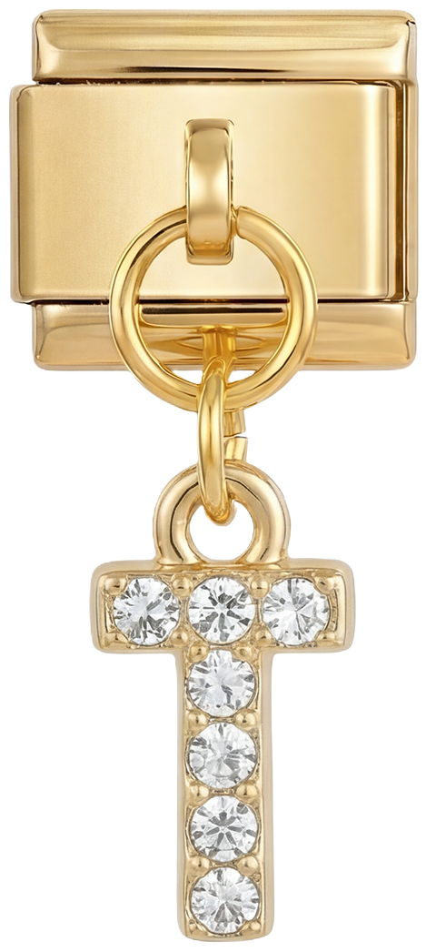 Cross with White Stones Hanging on Gold - cross-with-large-white-stones-hanging-on-gold.png