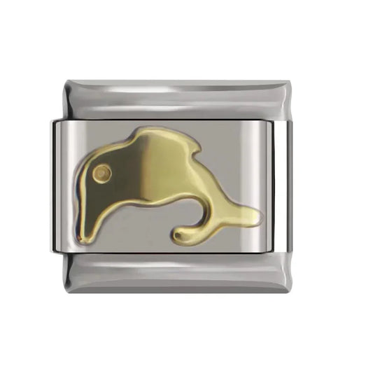 Gold Dolphin - Charms Official