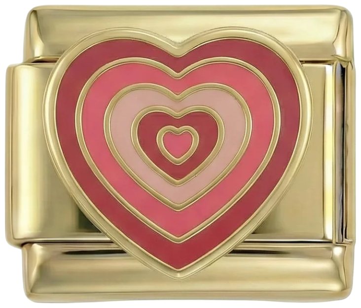 Pink Growing Heart on Gold - pink-growing-heart-on-gold.png