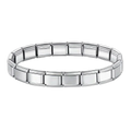 Pulsera charms plateada