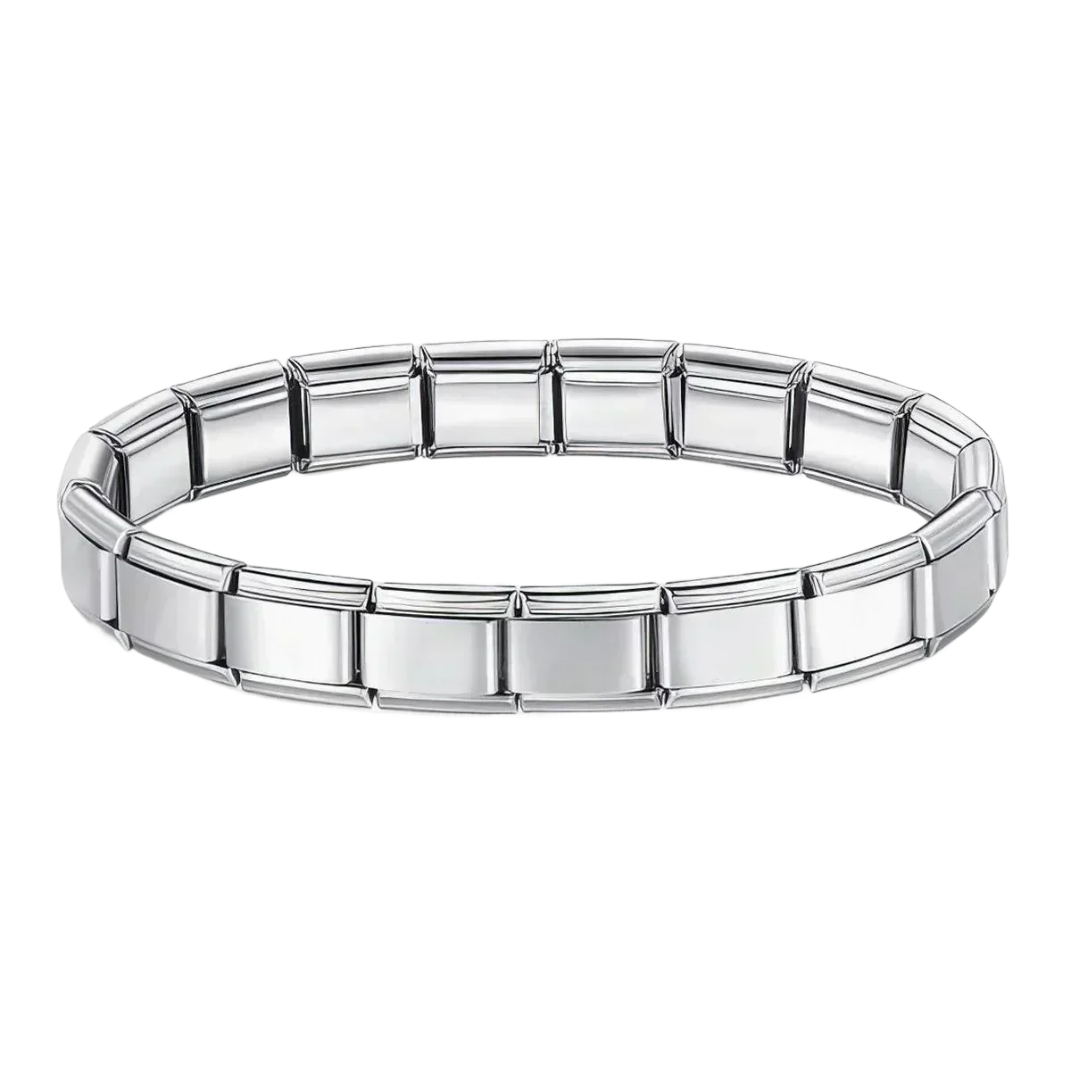 Pulsera charms plateada