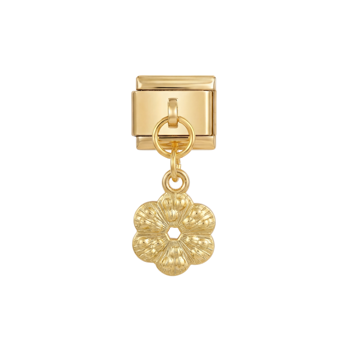 Hanging Flower, on Gold