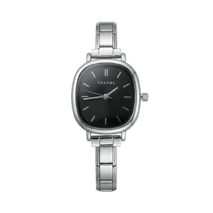 Reloj Capri plata – Edición esfera negra