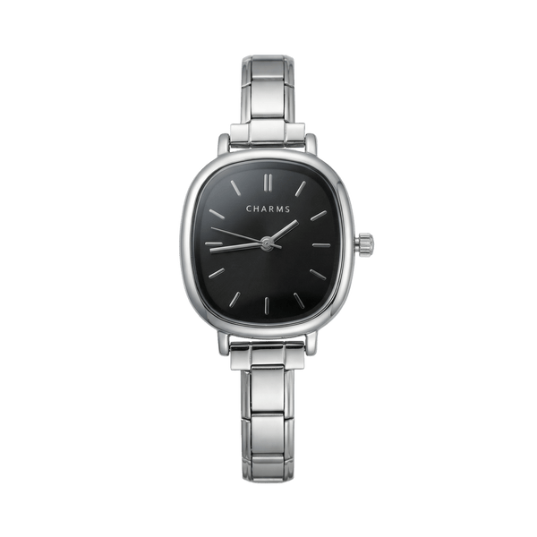 Reloj Capri plata – Edición esfera negra