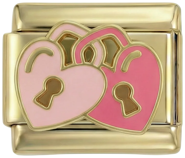 Heart-Shaped Love Locks on Gold - Heart-Shaped-Love-Locks-on-Gold.png