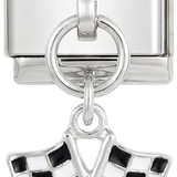 Double Racing Flags, on Silver - double-racing-flags-on-silver.png