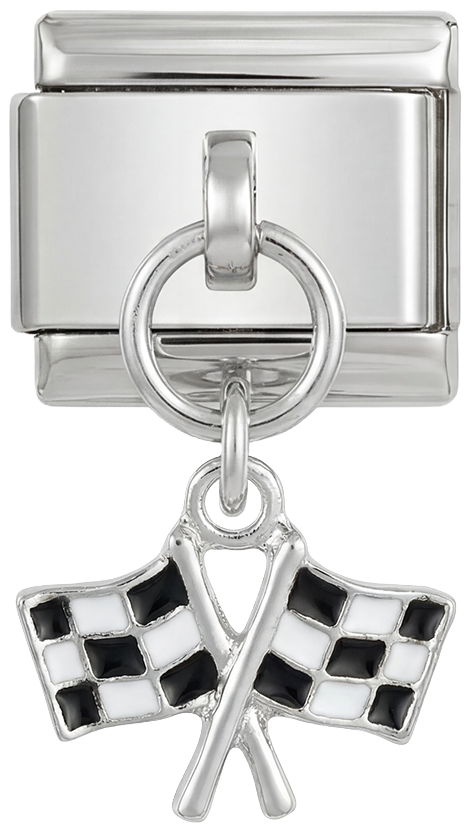 Double Racing Flags, on Silver - double-racing-flags-on-silver.png