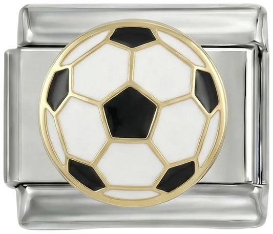 Soccer Ball, on Silver