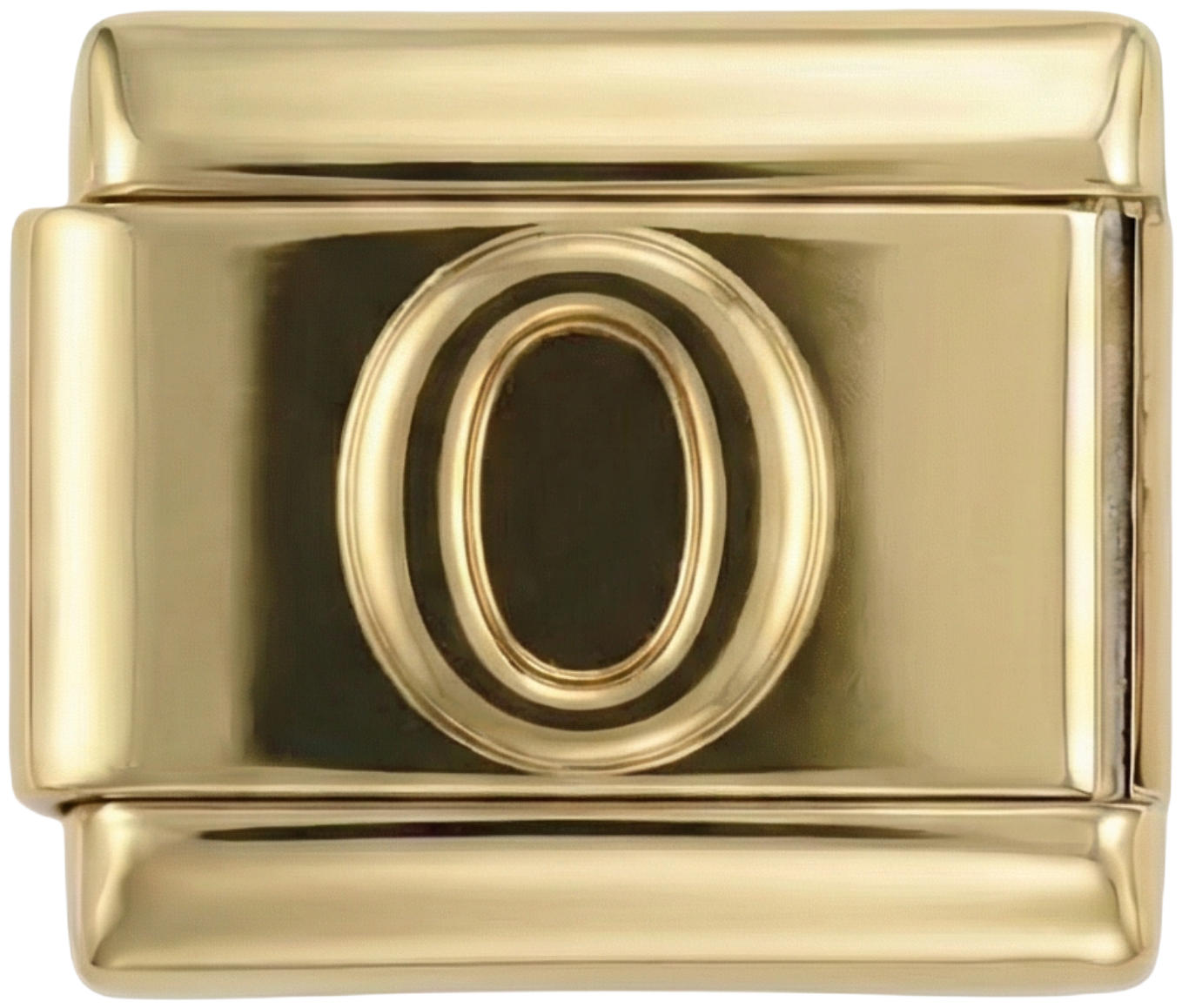 Número 0 en oro