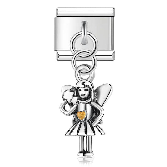 The Little Fairy, on Silver - Charms Official
